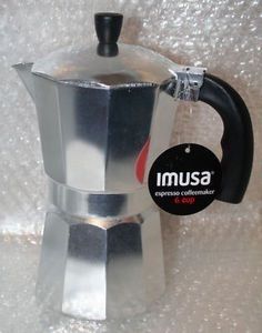 IMUSA Stovetop Expresso Coffee Maker Greca 3 Cup