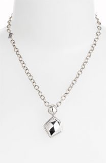 Lagos Silver Rocks Angled Pendant Necklace