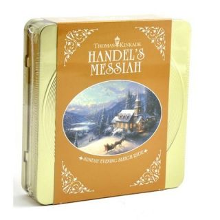 Handels Messiah 3 CDs Collectible Tin Box Postcards Christmas