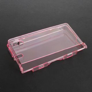 Pink Clear Hard Crystal Cover Case Fr Nintendo DSi NDSi