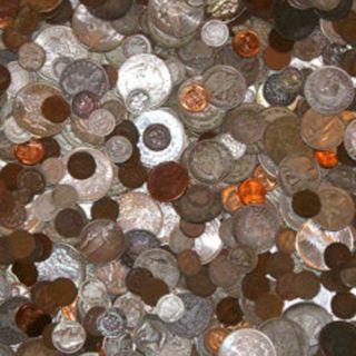  OLD MIXED COINS HOARD LOT SILVER GOLD NUGGETS HUGE TREASURE TROVE COIN