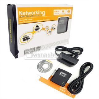 USB 2 0 LPR Print Server Adapter Ethernet LAN Networking Share Hub