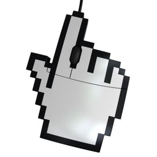   finger CURSOR ICON PIXEL MOUSE usb pc computer geek gamer gift new