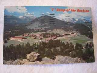 YMCA Camp Rockies Estes Park Colorado 1971 Old Postcard