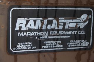 40 Yard Marathon Ram Jet Trash Compactor & Cardboard Working Used Must