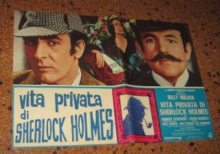 Private Life of Sherlock Holmes Conan Doyle Italy Vintage 1971 Billy