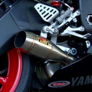 06 12 Yamaha R6 Competition Werkes GP Slip on Exhaust