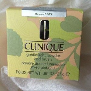 New Clinique Gentle Light Powder and Brush 03 Glow Discontinued
