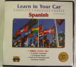Spanish Complete Language Course Learn in your Car 3 level set Henry
