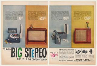 1959 Columbia Big Stereo Model 951 957 Phonograph Model 901 905 2 Page