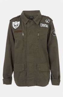 Topshop Patch Army Jacket