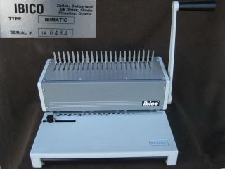 Ibico Ibimatic Manual Comb Binding Machine