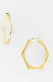 MARC BY MARC JACOBS Bolts   Slice Large Geometric Hoop Earrings