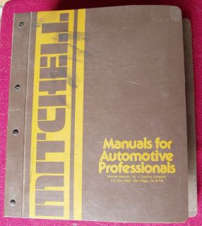 Mitchells Automotive Air Conditioning and Heating Service Manual 1976