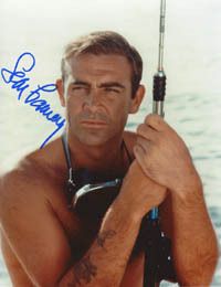 Sean Connery 007 Bond Thunderball Authentic Autograph