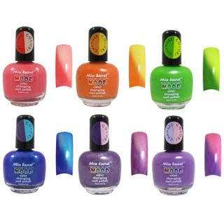 MIA Secret Mood Color Change Nail Polish 6 Colors Available Pick 1