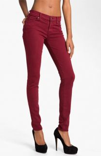 7 For All Mankind® Slim Illusion Overdyed Skinny Stretch Jeans (Port)
