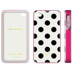Contour Design Kate Spade Large Dots Case iPhone 4 01686 0 New Free