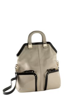 B. Makowsky Convertible Patent Leather Tote