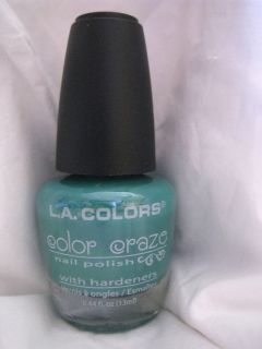 Colors Color Craze Nail Polish w Hardeners Palm Tree NP428 New