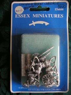Essex Miniatures Napoleonic 15mm NE15 British Congreve Rocket Carriage