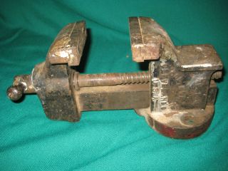 Nice! Vintage Columbian #143 3 1/8 Inch Jaw Bench Vise Mechanics USA