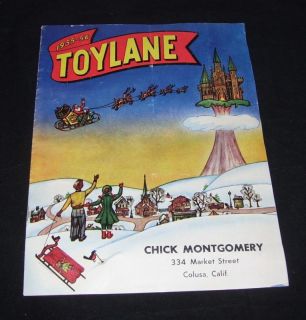  Christmas Toy Catalog Chick Montgomery Colusa Structo Gong Bell Garton