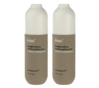 Living Proof NoFrizz Spray For Fine to Medium Hair 3.4 oz. Duo