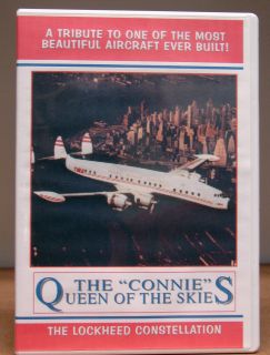 THE CONNIE QUEEN OF THE SKIES THE LOCKHEED CONSTELLATION AIRPLANE DVD