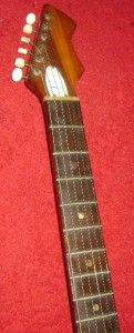 RARE Vintage Silvertone 1476L Electric Guitar 60s Harmony Silhouette
