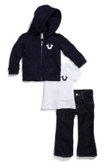 True Religion Brand Jeans Pants, Shirt & Jacket Gift Set (Infant)