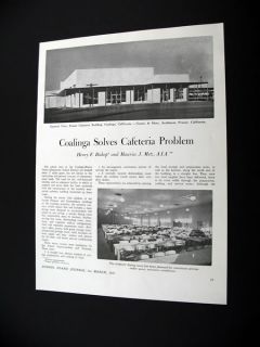 Sunset School Cafeteria Building Coalinga CA Article