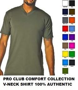  Neck T Shirt by Pro Club Comfort V Neck T Shirt s 7x 6pack