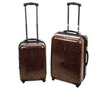Heys 2 piece Hardside Spinner Luggage Set with Scale —