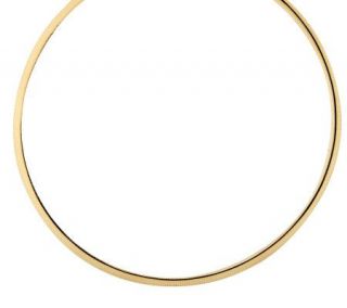 VicenzaGold 18 Reversible Omega Necklace 14K Gold, 10.1g —