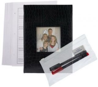   Address Book w/ Photo Cover, Pens, Eraser & 20 ExtraPages —
