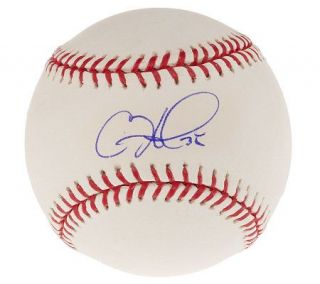 Cole Hamels Autographed 2008 World Series Baseball —