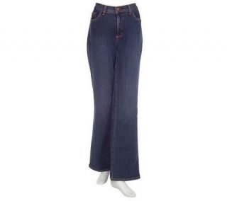 Denim & Co. Regular Modern Waist Stretch Boot Cut Jeans —