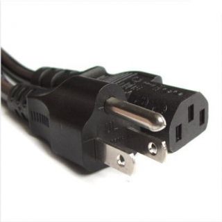 New Standard USA Power Cord Cable for Monitors Printers PC Desktop
