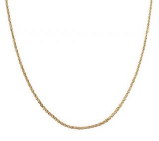20 Intricate Woven Rope Necklace 14K Gold 2.3g —