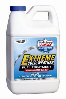 Lucas Oil 10021 1 Fuel Additive Extreme Cold Weather 1 2 Gallon Ea