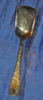Coons silver plated sugar spoon 1800s beautiful