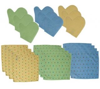Don Asletts 20pc Microfiber Cloth & Duster Mitten Set —