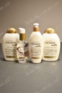 Organix Coconut Milk Shampoo Conditioner Anti Breakage Serum and Ends