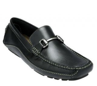Clarks Mens Sing Leather Driving Moccasin —