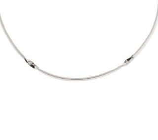 Artisan Crafted Sterling Collar Necklace —