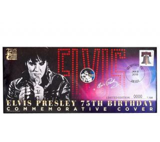 Elvis Presley Limited Edition 75th Birthday Commemorative Envelope