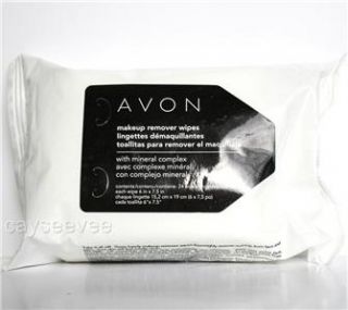 Avon Makeup Remover Wipes with Mineral Complex New