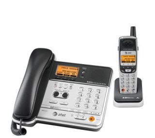 AT&T TL76108 5.8GHz 2 Line Corded/Cordless Answering Sys —