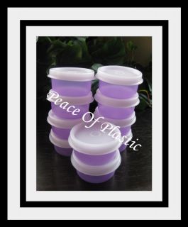 Tupperware NEW 10 Smidgets Pill, Condiments, Small Storage Containers